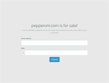 Tablet Screenshot of pepperoni.com